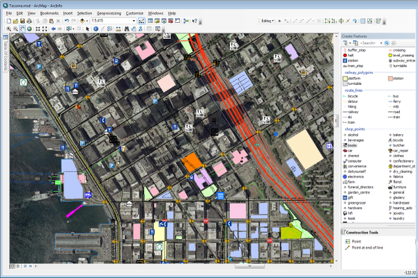 ArcGIS Editor for OpenStreetMap - Extension Screenshot