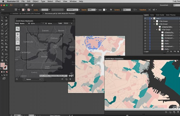 ArcGIS Maps for Adobe Creative Cloud Screenshot
