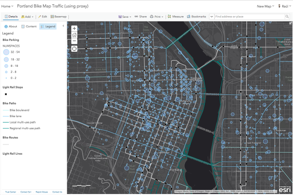 esri appstudio not showing web map